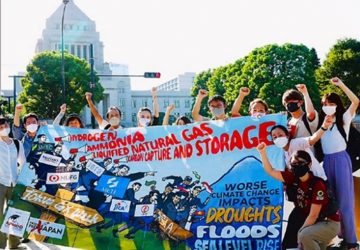 protesto Fossil Free Japan